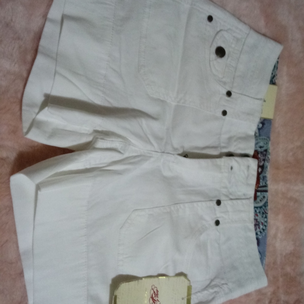 New white shorts